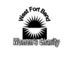 A black and white logo for women 's charity.